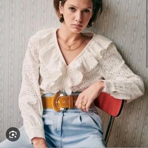 Sezane Olympe Shirt, size 34/xs